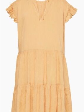 Wilfred Peachy Tiered Ruffle Mini Dress